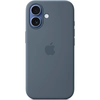 Apple silikonový kryt s Magsafe na iPhone 17 ocelově modrý - Pouzdra
