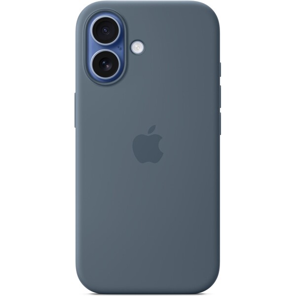 Apple silikonový kyt s Magsafe na iPhone 17 ocelově modrý Ocelově modrá