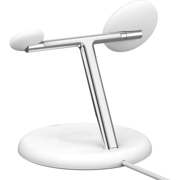 Belkin BOOST CHARGE™ PRO 15W MagSafe 3v1 (Qi2) nabíjecí stanice bílá - Nabíječky - Obrázek UOW9000J01