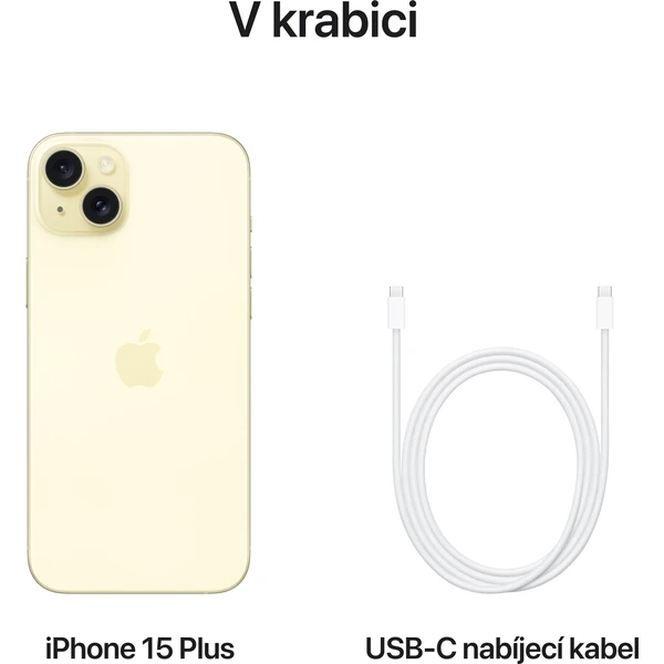 Apple iPhone 15 Plus 256GB žlutý (Kategorie B) - Mobilní telefony - Obrázek UP39000601