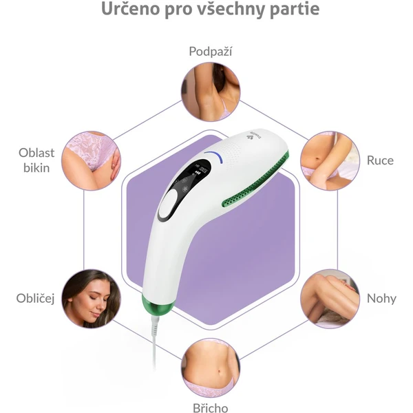 TrueLife odstraňovač chloupků  BELLE IPL E5 - Senzory - Obrázek UP4D300401