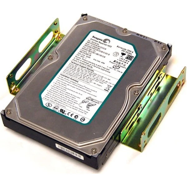 PremiumCord montážní kolejnice pro HDD 3,5" do 5,25" šachty - Rámečky na disky - Obrázek UP8L000K01