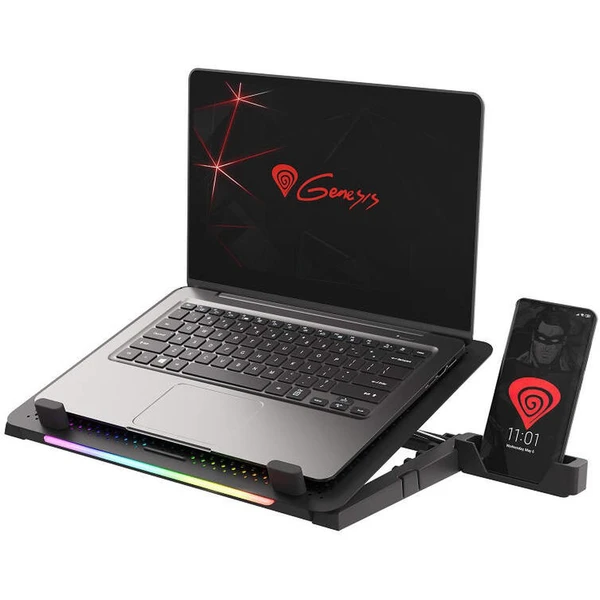 Genesis Oxid 450 RGB chladicí podložka pro notebook - Chladící podložky - Obrázek UPYB100501