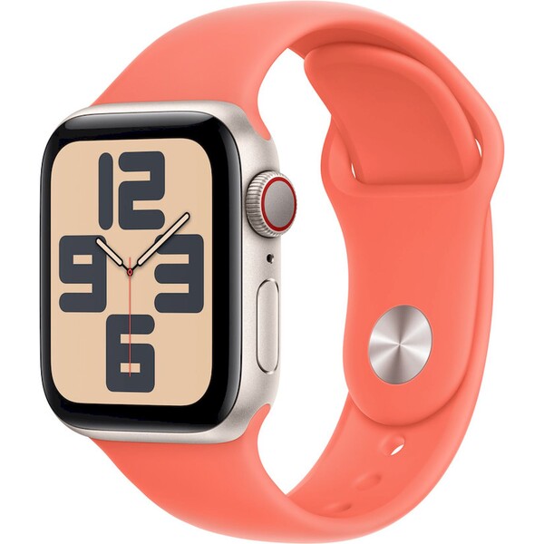 Apple Watch 40mm mandarinkový sportovní - M/L MDRT4ZM/A