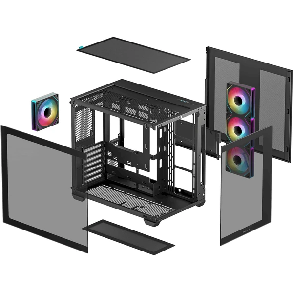 DEEPCOOL CG530 4F černá - Počítačové skříně - Obrázek US2E000K01