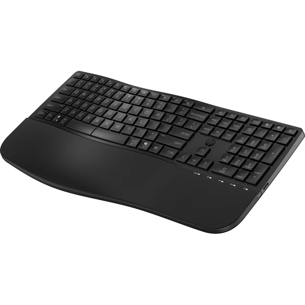 HP 680 Comfort Dual bezdrátová klávesnice černá - Klávesnice - Obrázek US9E000K01