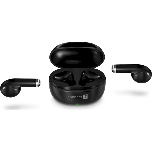 CONNECT IT True Wireless SonicBass sluchátka do uší s mikrofonem černá - Sluchátka - Obrázek USRK000K01