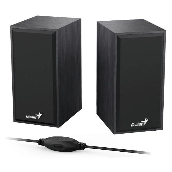Genius SP-HF180 dřevěné reproduktory 2.0 černé - Reproduktory - Obrázek UTMK300401