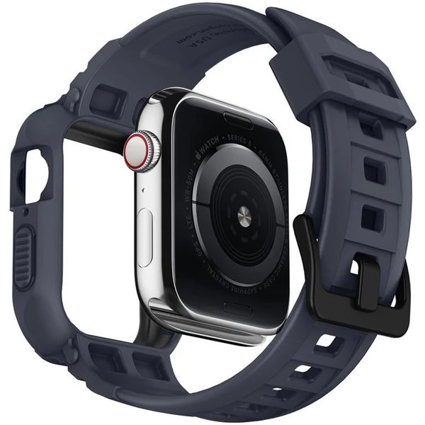Spigen Rugged Armor Pro řemínek s pouzdrem Apple Watch 44/45mm šedý - Řemínky - Obrázek UTPJF00101