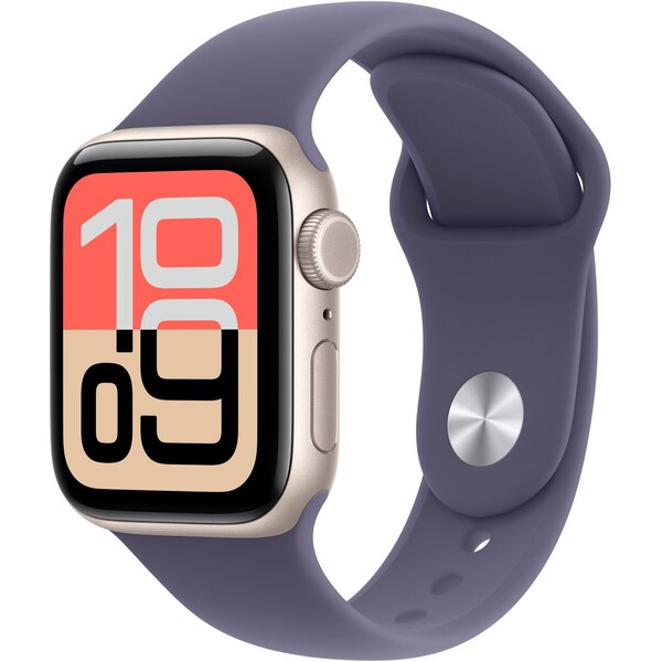 Apple Watch 41/40/38mm mlžně fialový sportovní řemínek S/M