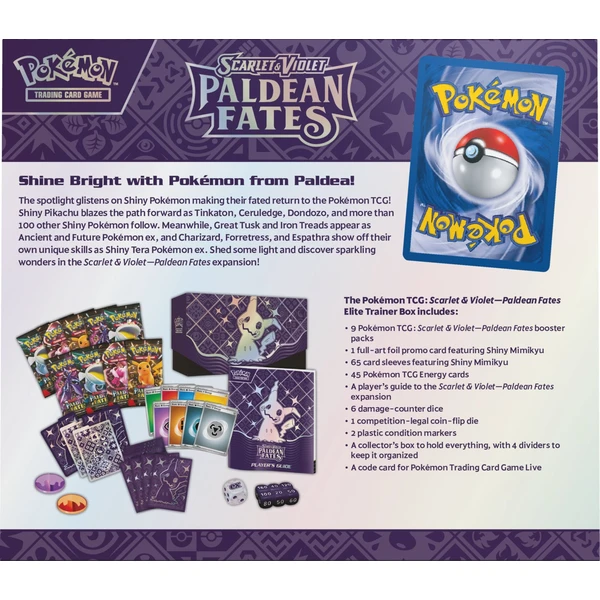 Pokémon TCG: SV4.5 Paldean Fates - Elite Trainer Box - Pokémon karty - Obrázek UU10000O01