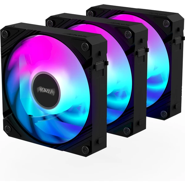 GIGABYTE AORUS EZ CHAIN FAN 120 (3-Pack) - Ventilátory pro PC - Obrázek UU5H000K01