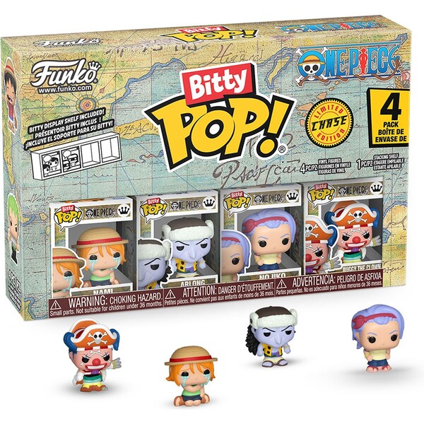 Funko Bitty POP! One Piece - Nami 4 pack (Šance na chase)