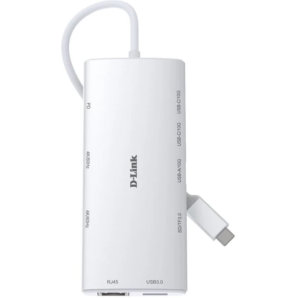 D-Link 10-in-1 USB-C Hub - USB huby - Obrázek UW0J000K01