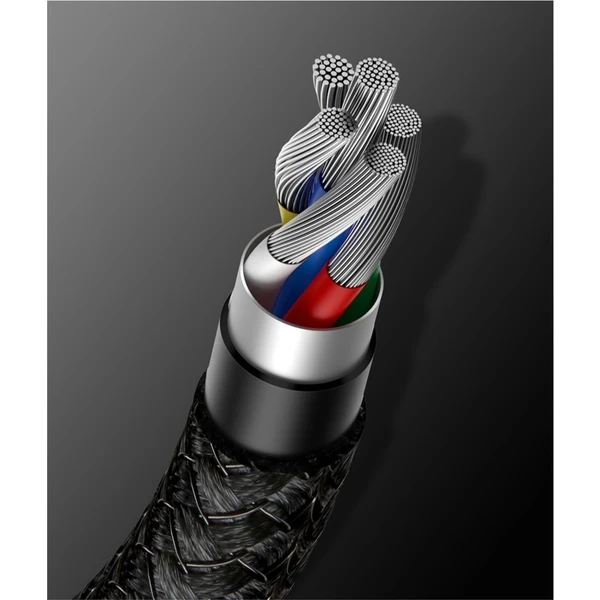 Baseus Tungsten Gold USB-C/USB-C napájecí kabel 100W 2m černý - Kabely a redukce - Obrázek UWKGF00101