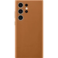 Samsung Leather Case Galaxy S23 Ultra, Camel - Pouzdra