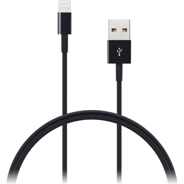 CONNECT IT Wirez USB-A/Lightning kabel 1m černý Černá