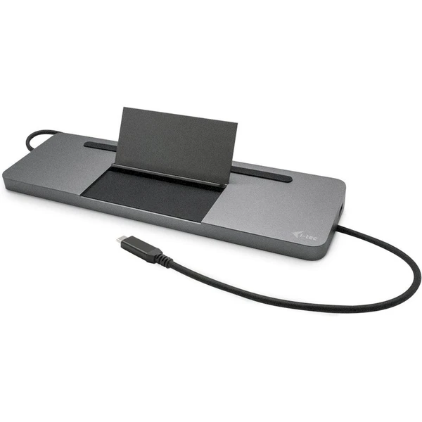 i-tec USB-C Metal Ergonomic 4K 3x Display dokovací stanice + nabíječka - Dokovací stanice - Obrázek UX6K000K01