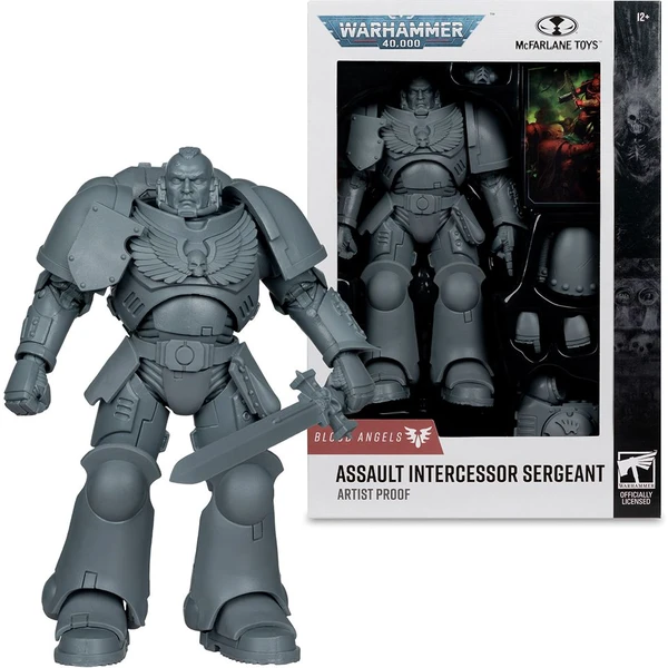 Akční figurka McFarlane Toys Warhammer 40K - Intercessor Sergeant: Blood Angels (Artist Proof) 18 cm - Figurky - Obrázek UY6F000K01