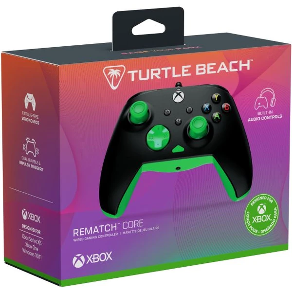 Turtle Beach herní ovladač Rematch Core (XBOX/PC) černozelený - Herní ovladače - Obrázek UYMH000K01