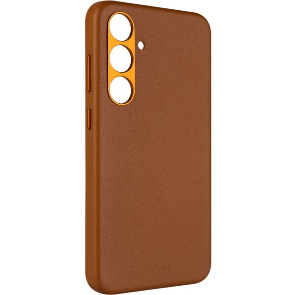 FIXED MagLeather kožený kryt s MagSafe Samsung Galaxy S24+ hnědý