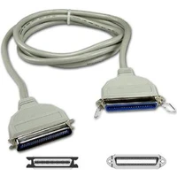 PremiumCord Centronics 36pin/Centronics 36pin prodlužovací kabel pro printservery 1,8m bílý - Kabely a redukce