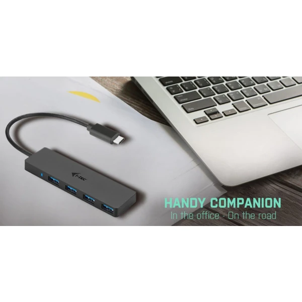 i-tec USB 3.1 Type C SLIM HUB 4 Port passive - USB huby - Obrázek V0HA000501
