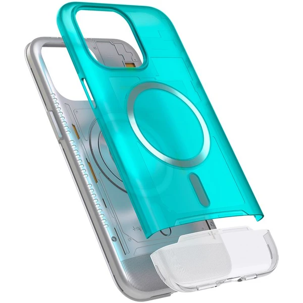 Spigen Classic C1 MagFit kryt iPhone 15 Pro modrý - Pouzdra - Obrázek V0HA000601