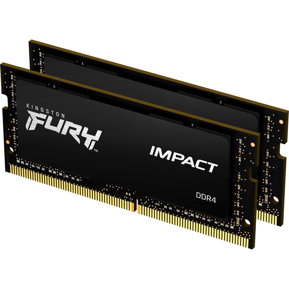 Kingston FURY Impact 32GB 2666MHz DDR4 CL15 SODIMM (2x16GB) 1Gx8