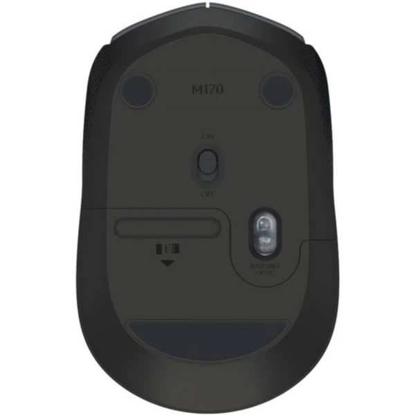 Logitech Wireless Mouse M170 bezdrátová myš šedá - Myši - Obrázek V0OR000501