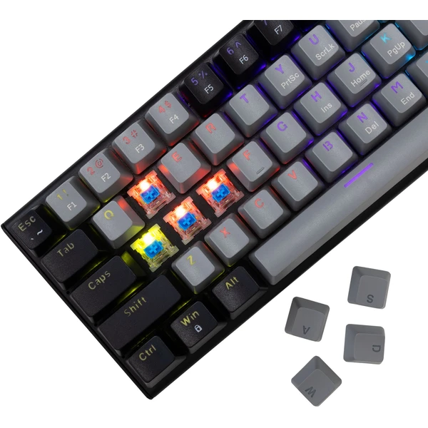 White Shark WAKIZASHI 2 Blue (US) šedočerná - Klávesnice - Obrázek V0RB000K01