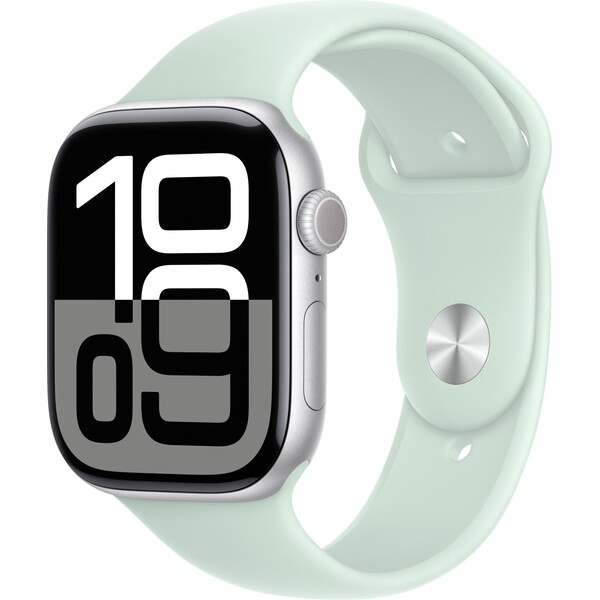 Apple Watch 46mm akvamarínový sportovní - S/M MDT94ZM/A