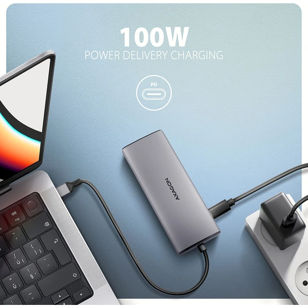 AXAGON HMC-6G2L 6v1 USB-C hub - Dokovací stanice - Obrázek V15D000N01