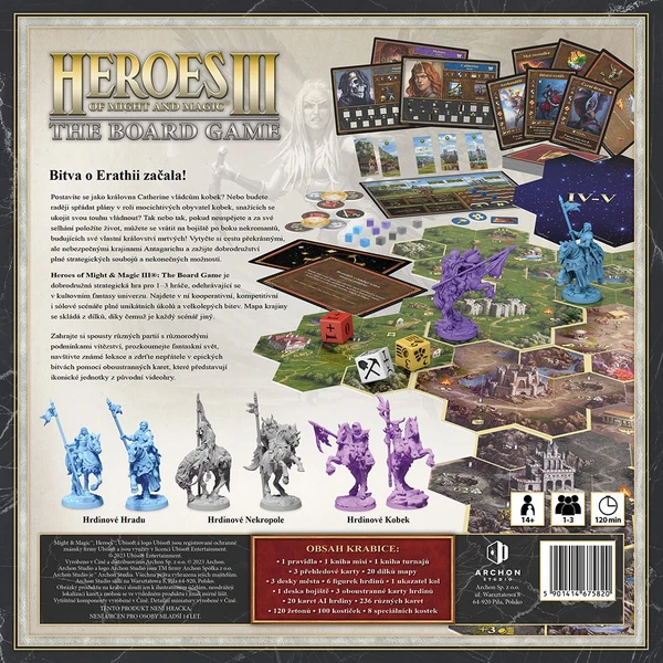 Heroes of Might and Magic III CZ - Deskové hry - Obrázek V1Q3000P01