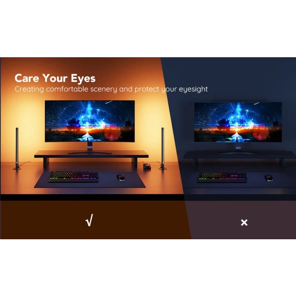 Govee Smart Gaming Light Bars LED Panely + Smart Dual ovladač - Chytrá osvětlení - Obrázek V1S6000L01