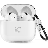 iWant pouzdro pro AirPods 4/4 (ANC) transparentní - Pouzdra