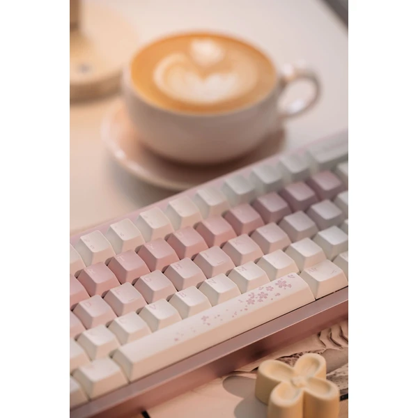 Varmilo Muse65 HE GG Magnetic White F (US) Sakura - Klávesnice - Obrázek V26F000L01