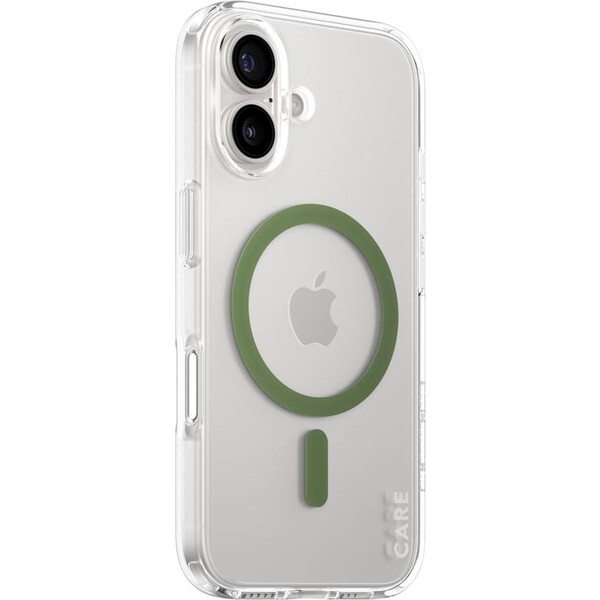 PanzerGlass® CARE kryt Apple iPhone 16 MagSafe Urban Combat čirý/zelený