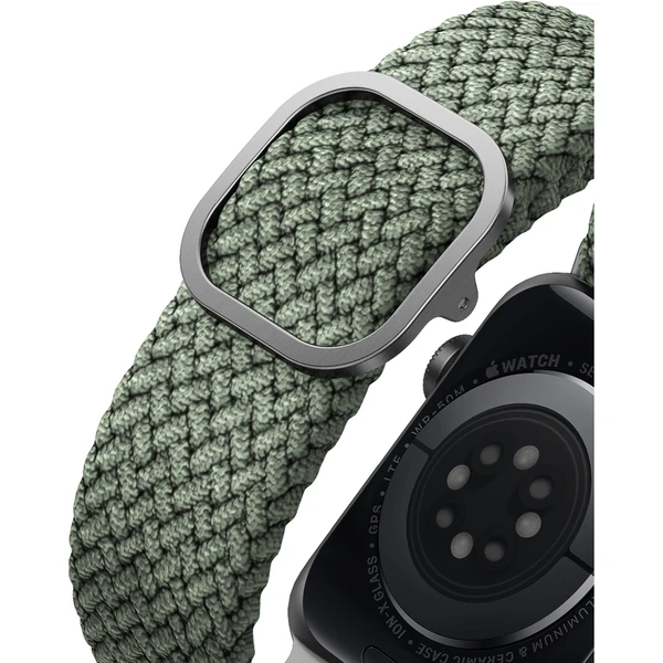 UNIQ Aspen Braided řemínek Apple Watch 42/41/40/38mm zelený - Řemínky - Obrázek V2LP600301