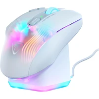Turtle Beach KONE XP Air bezdrátová herní myš bílá + RGB nabíjecí stanice Rapid (Bundle) - Myši