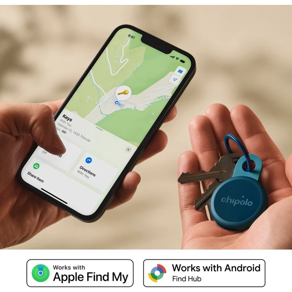 Chipolo LOOP Bluetooth lokátor tmavě modrý - Lokátory - Obrázek V3DJ000K01