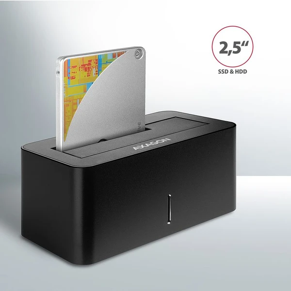 AXAGON ADSASN USB 3.2 Gen1 SATA 6G 2.5'/3.5' HDD/SSD dokovací stanice - Externí boxy - Obrázek V3GV000501