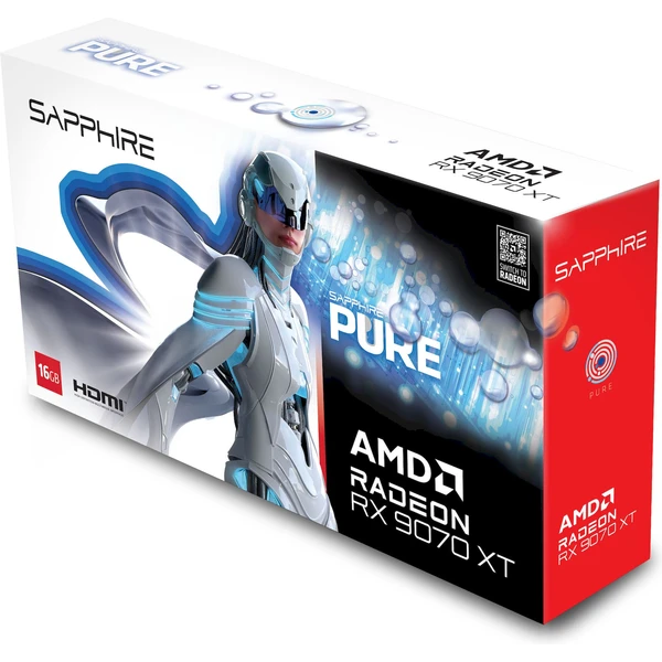 Sapphire PURE AMD Radeon RX 9070 XT GAMING OC 16GB, white (Další) - Grafické karty - Obrázek V3LE000L01