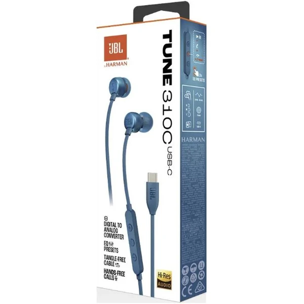 JBL Tune 310C sluchátka modrá - Sluchátka - Obrázek V3S6000P01