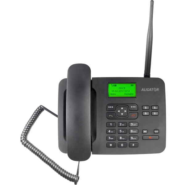 ALIGATOR T100 stolní GSM telefon černý - Mobilní telefony - Obrázek V3VR000501
