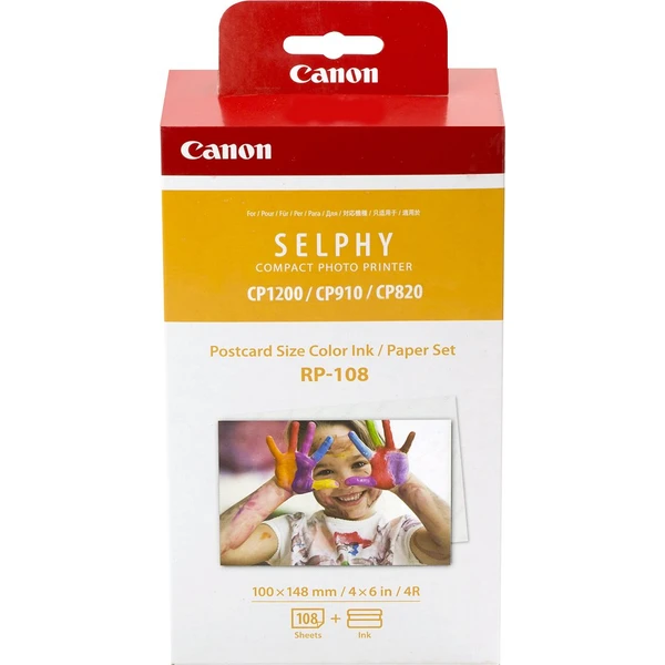 Canon RP-108 Vysokokapacitní sada barevných inkoustů a papíru - Fotopapíry - Obrázek V40P100501
