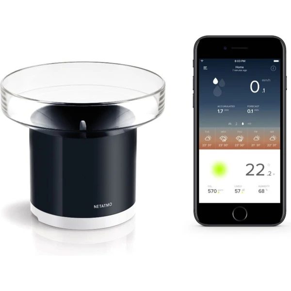 Netatmo Weather Station + Rain Gauge inteligentní meteostanice + srážkoměr - Meteostanice - Obrázek V4AB000L01
