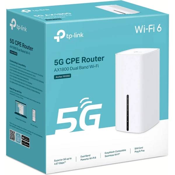 TP-Link Archer NX200 Wi-Fi 6 router bílý - Routery - Obrázek V5B5000P01