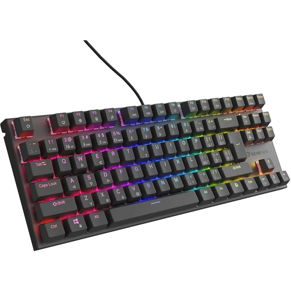 Genesis THOR 303 TKL Outemu Peach silent mechanická klávesnice CZ/SK černá - Klávesnice - Obrázek V5C6000N01