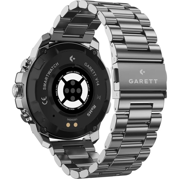 Garett Smartwatch V14 stříbrné - Chytré hodinky - Obrázek V5GE000O01
